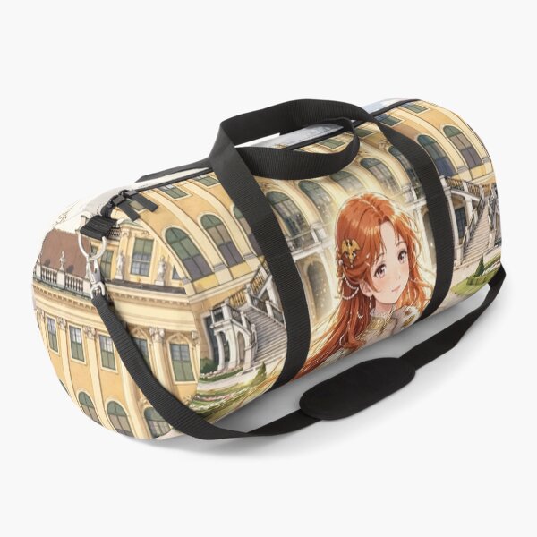 Item preview, Schönbrunn Palace Vienna Austria Travel Adventure Exploring the Iconic Historic Palace Austrian Architecture European City Travel and Wanderlust with Red Haired Woman designed and sold by DibujandoPorfa.