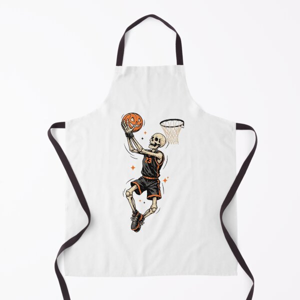 Item preview, Spooky skeleton Basketball Pumpkin designed and sold by My Kozy Shoppe.