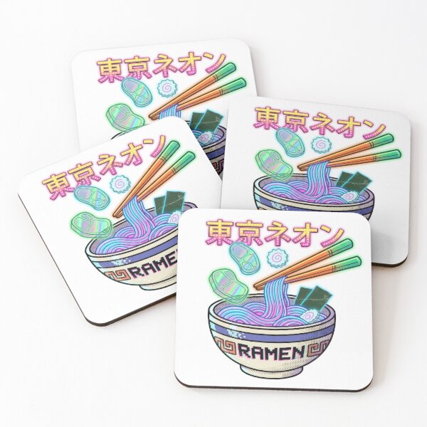 Item preview, Tokyo Neon Cyberpunk Ramen Noodle Bowl Art designed and sold by Rahat3344.