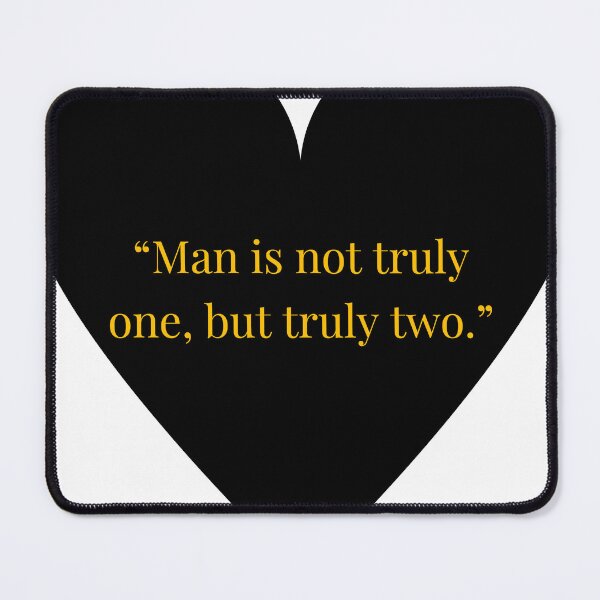 Item preview, Edward Hyde Quote – Strange Case of Dr Jekyll and Mr Hyde Gold Text Black Heart designed and sold by TheIconSmith.