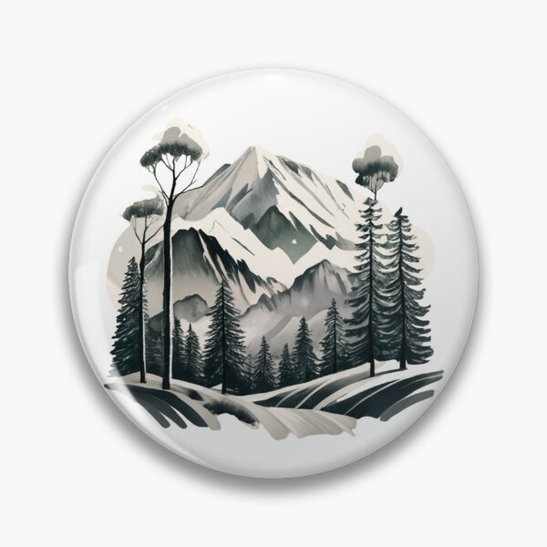 Item preview, Dark Forest Lone Pine Mountain designed and sold by Gustavo Navarro.