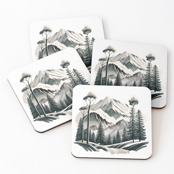 Item preview, Dark Forest Lone Pine Mountain designed and sold by Gustavo Navarro.