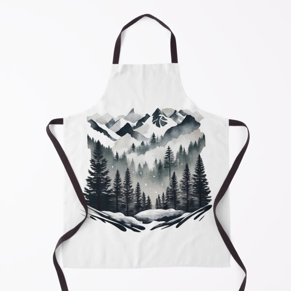 Item preview, Dark Forest Snowy Pine Ridge designed and sold by Gustavo Navarro.