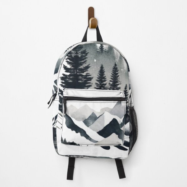 Item preview, Dark Forest Snowy Pine Ridge designed and sold by Gustavo Navarro.