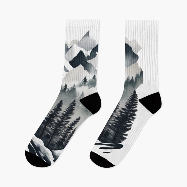 Item preview, Dark Forest Snowy Pine Ridge designed and sold by Gustavo Navarro.
