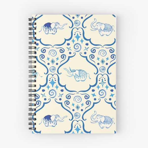 Item preview, Scurvy Elephants - hand painted whimsical happy cute oriental elephants designed and sold by Goddessart.