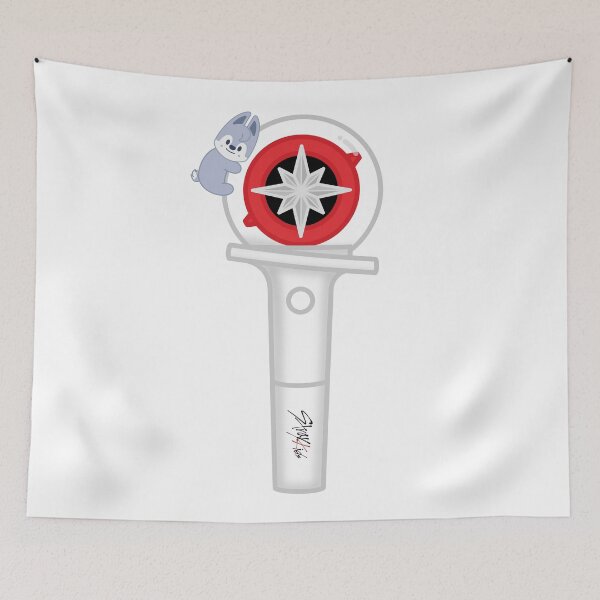 Artikelvorschau, Stray Kids Lightstick Nachimbong (나침봉) - SKZOO Wolf Chan Dekopuppe Umarmung entworfen und verkauft von 0627june.