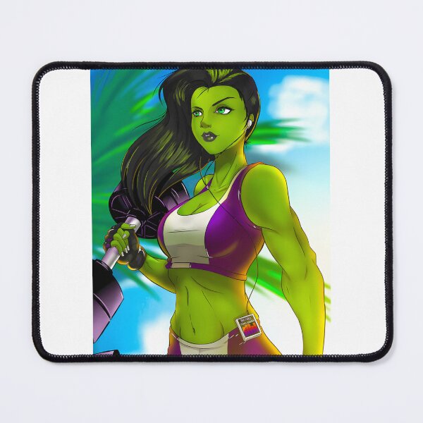 Item preview, Green Strong Female Superhero Inspired Design designed and sold by wordonmyapparel.