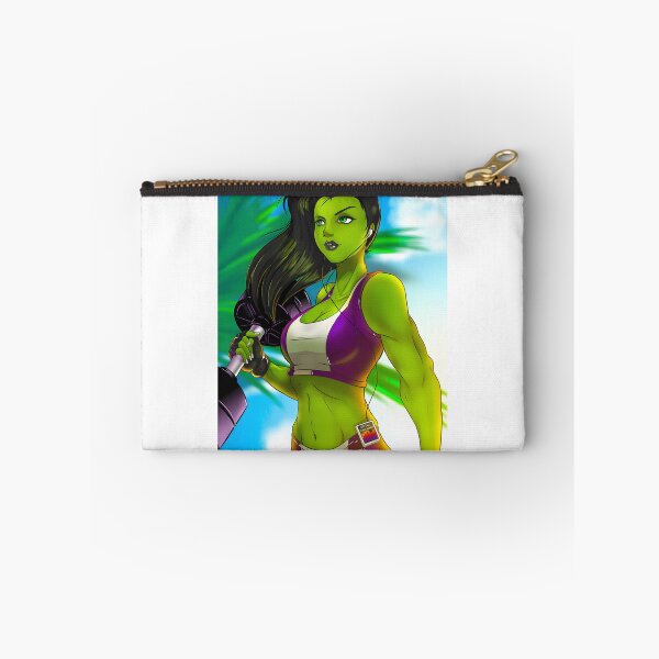Item preview, Green Strong Female Superhero Inspired Design designed and sold by wordonmyapparel.