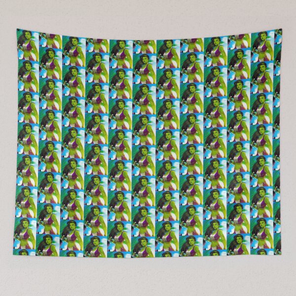 Item preview, Green Strong Female Superhero Inspired Design designed and sold by wordonmyapparel.