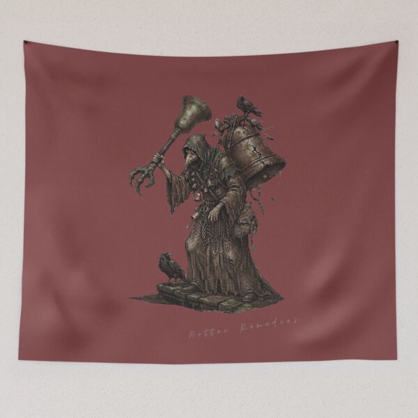 Item preview, The Bell-Tower Hermit designed and sold by Ashen Threads Studio.