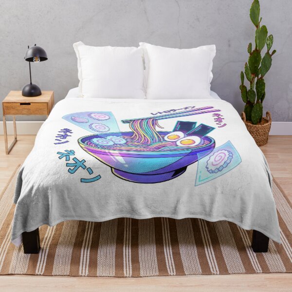 Item preview, Futuristic Retro Ramen Cyberpunk Hologram Art designed and sold by Rahat3344.
