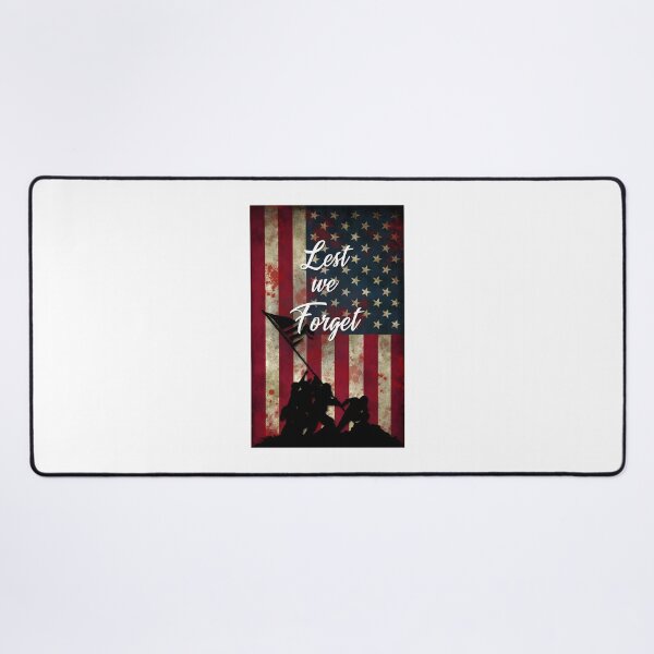 Item preview, Lest We Forget Raising the Flag on Iwo Jima Memorial Illustration designed and sold by zanahoricida.