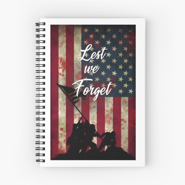 Item preview, Lest We Forget Raising the Flag on Iwo Jima Memorial Illustration designed and sold by zanahoricida.
