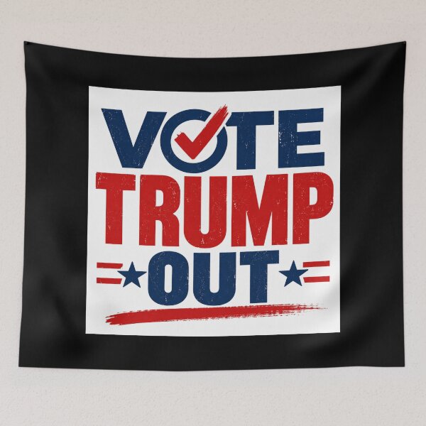 Item preview, Vote Trump Out – Anti Trump Election Protest designed and sold by TEEJAMBOREE.