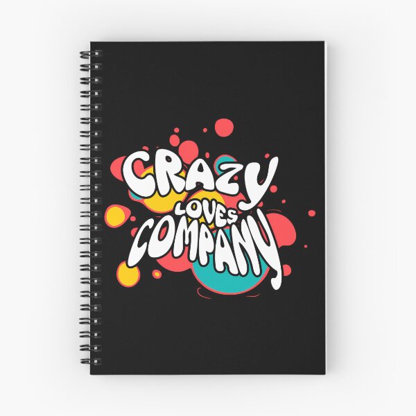 Item preview, Crazy Loves Company Retro Bubble Typography designed and sold by FaeryNuff.