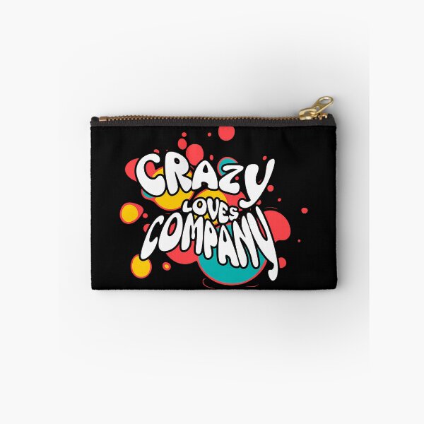 Item preview, Crazy Loves Company Retro Bubble Typography designed and sold by FaeryNuff.