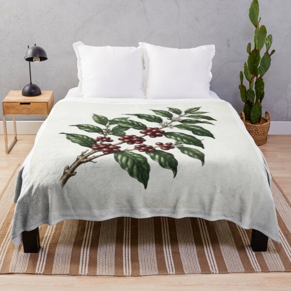 Item preview, Vintage Botanical Coffee Plant Cherries Art designed and sold by Rahat3344.