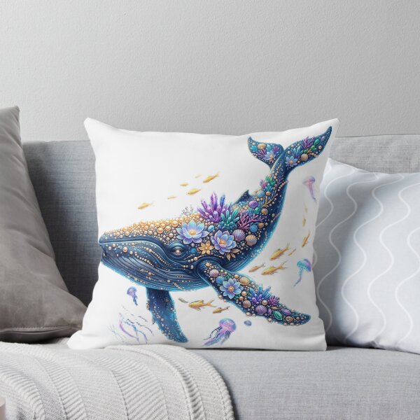 Item preview, Giant whale with glowing pearls designed and sold by kidoramagic.