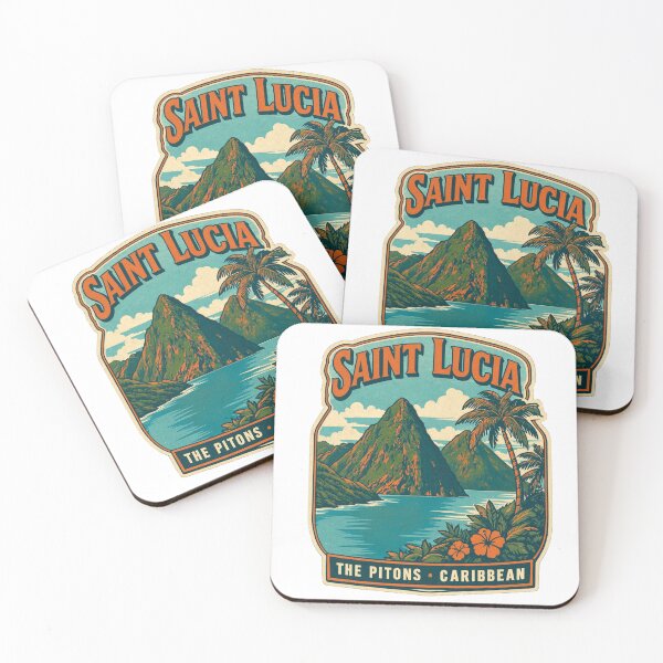 Item preview, Santa Lucía Los Pitones Viajes al Caribe de época designed and sold by JIGUWORLD.