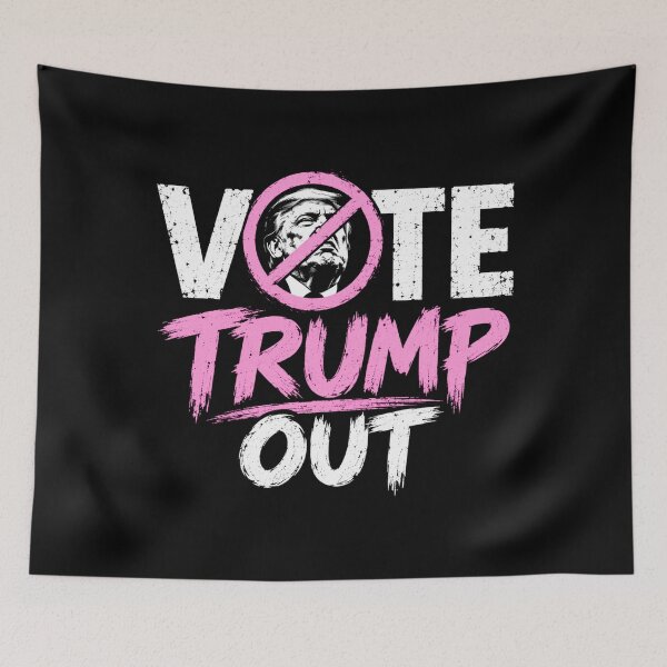 Item preview, Vote Trump Out – Anti Trump Election Protest designed and sold by TEEJAMBOREE.