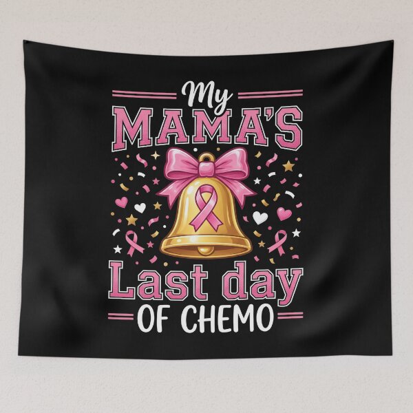 Item preview, breast cancer awareness mama pink ribbon bell designed and sold by SofenArt.