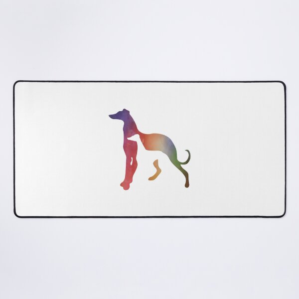 Item preview, Italian Greyhound Rainbow Watercolor Optical Illusion Artwork designed and sold by IseeRobots.