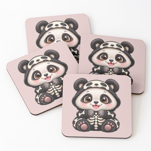 Item preview, Cute Skeleton Panda – Adorable Halloween Panda Costume designed and sold by HO•Designs.