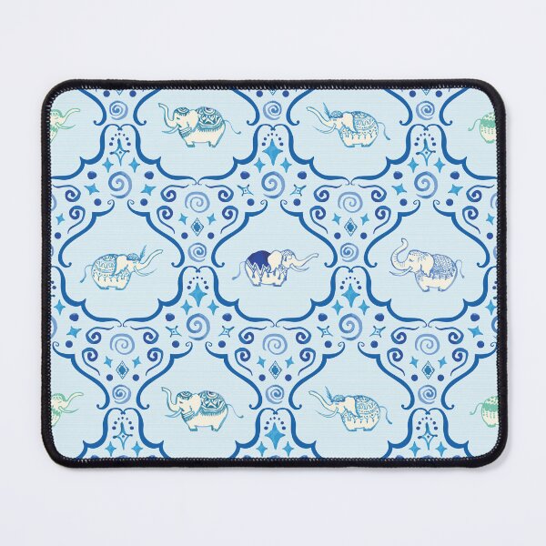 Item preview, Scurvy Elephants - hand painted whimsical happy cute oriental elephants designed and sold by Goddessart.
