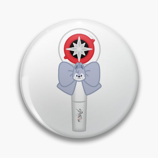 Item preview, Stray Kids Lightstick Nachimbong (나침봉) - SKZOO Wolf Chan bow designed and sold by 0627june.