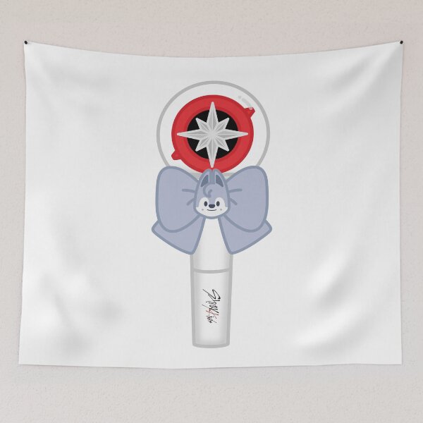 Artikelvorschau, Stray Kids Lightstick Nachimbong (나침봉) – SKZOO Wolf Chan Bogen entworfen und verkauft von 0627june.