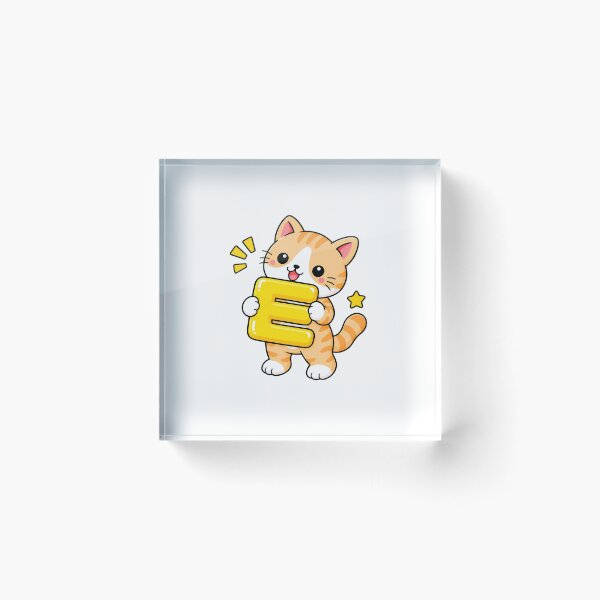 Item preview, Cute Orange Tabby Cat with Korean Hangul Letter ㅌ Kawaii Kitty designed and sold by NoopnyangStudio.