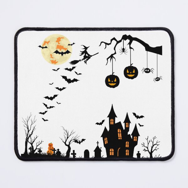 Item preview, Halloween Haunted Castle - spooky night design designed and sold by Zellija.