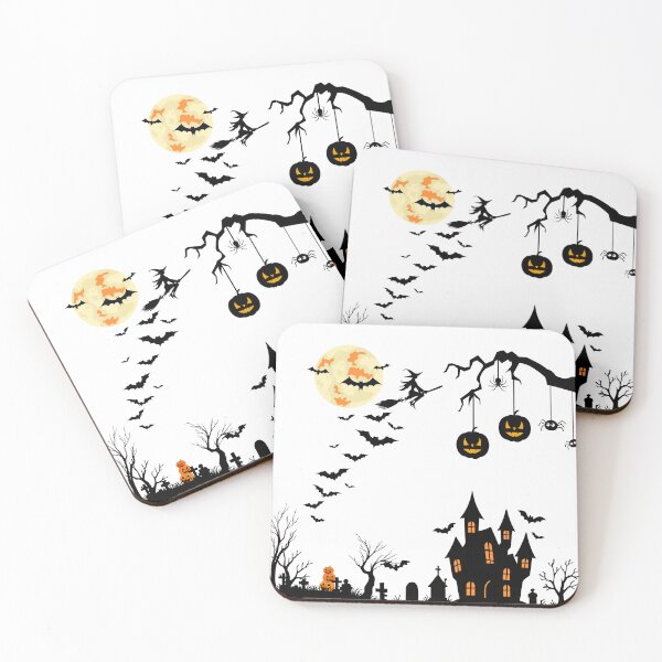 Item preview, Halloween Haunted Castle - spooky night design designed and sold by Zellija.