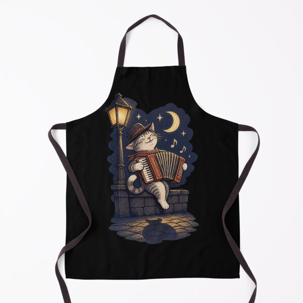 Item preview, Midnight Accordion Cat designed and sold by Konvero.