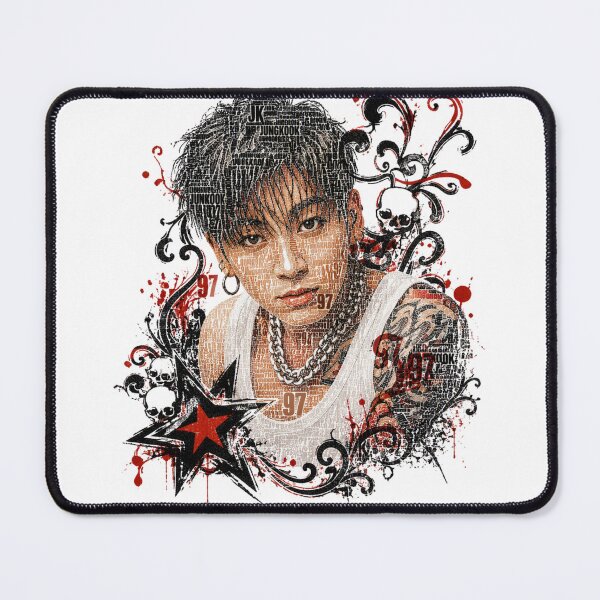 Item preview, BTS Jungkook Fan Art Portrait – Golden Maknae K-Pop Inspired Aesthetic Artwork designed and sold by Kimheawon.