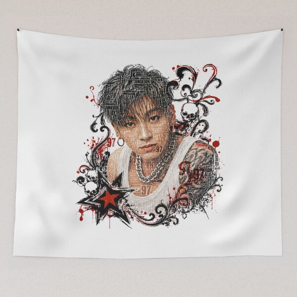 Item preview, BTS Jungkook Fan Art Portrait – Golden Maknae K-Pop Inspired Aesthetic Artwork designed and sold by Kimheawon.