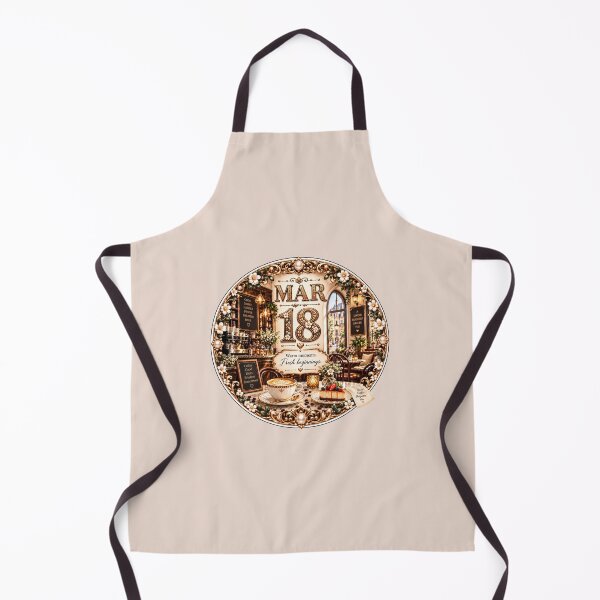 Item preview, March 18 Cozy Café Birthday Design designed and sold by LunaMoments.