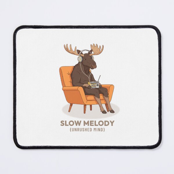 Item preview, Moose Listening to Cassette Walkman Retro Aesthetic designed and sold by COZY VINTAGE animal.