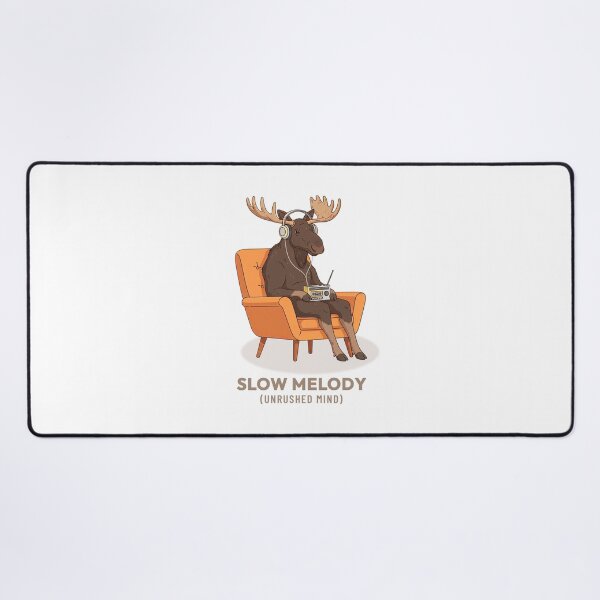 Item preview, Moose Listening to Cassette Walkman Retro Aesthetic designed and sold by COZY VINTAGE animal.