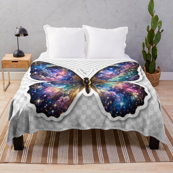 Item preview, Galaxy Butterfly Sticker - Cosmic Nebula Space Butterfly Aesthetic Art designed and sold by Sourcestores1.