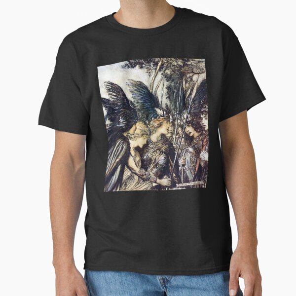 Item preview, The Valkyries - Arthur Rackham The Ring of the Nibelungen designed and sold by forgottenbeauty.