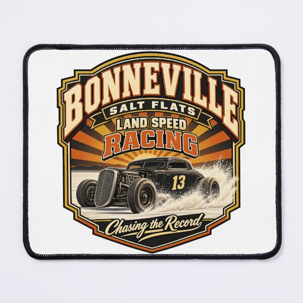 Item preview, Bonneville Salt Flats Vintage Racing Emblem designed and sold by Dresut.