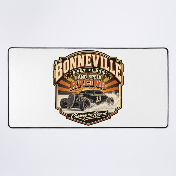 Item preview, Bonneville Salt Flats Vintage Racing Emblem designed and sold by Dresut.