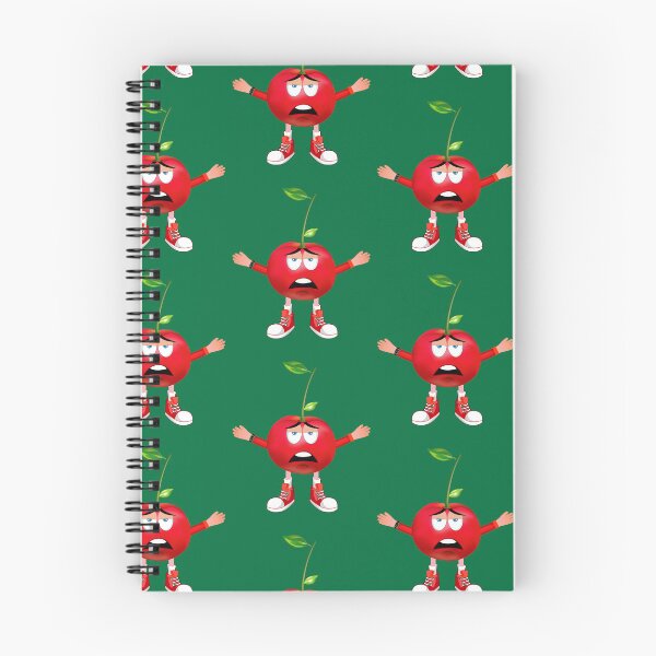 Item preview, Bored Cherry Animated Character Boy Version designed and sold by ExpressiveToon.
