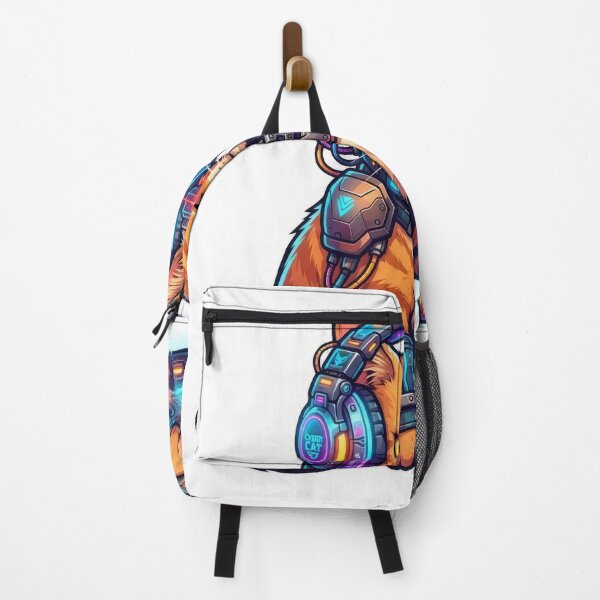 Item preview, Cyberpunk Gamer Cat Futuristic Cyborg Art designed and sold by Rahat3344.