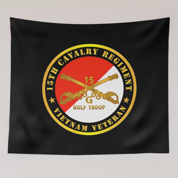 Item preview, Army - G Troop 15Th Cavalry Regiment -  Vietnam Veteran W Cav Branch designed and sold by LuttrelEna.