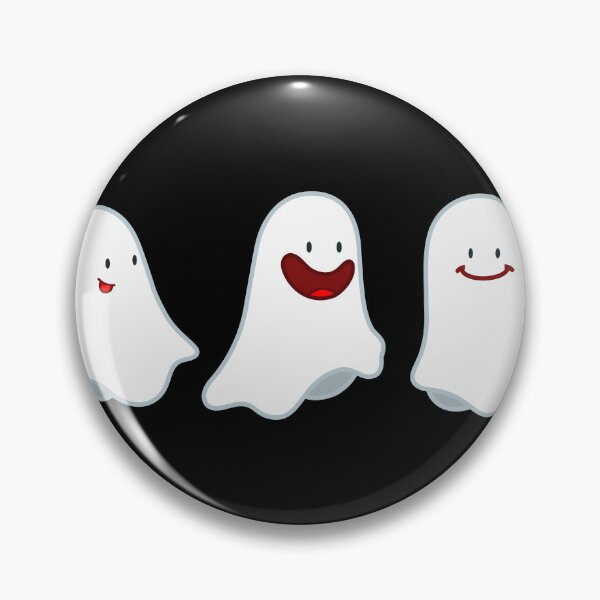 Item preview, Cute Smiling Ghosts Minimalist Halloween Pattern designed and sold by HÉRCULES VERSIANI.