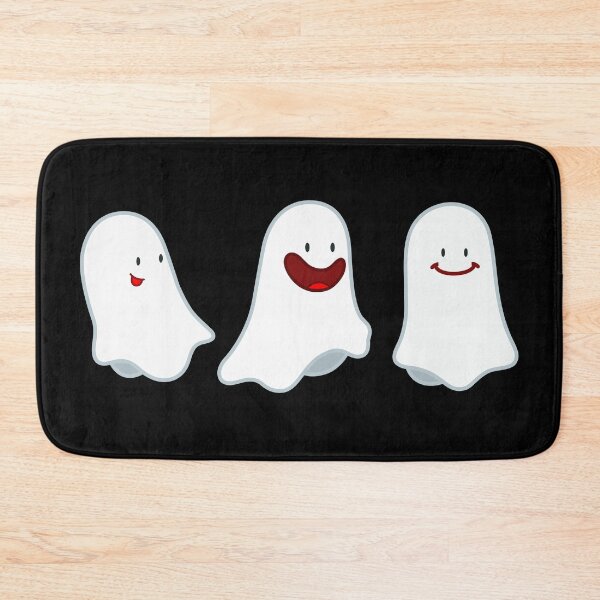 Item preview, Cute Smiling Ghosts Minimalist Halloween Pattern designed and sold by HÉRCULES VERSIANI.