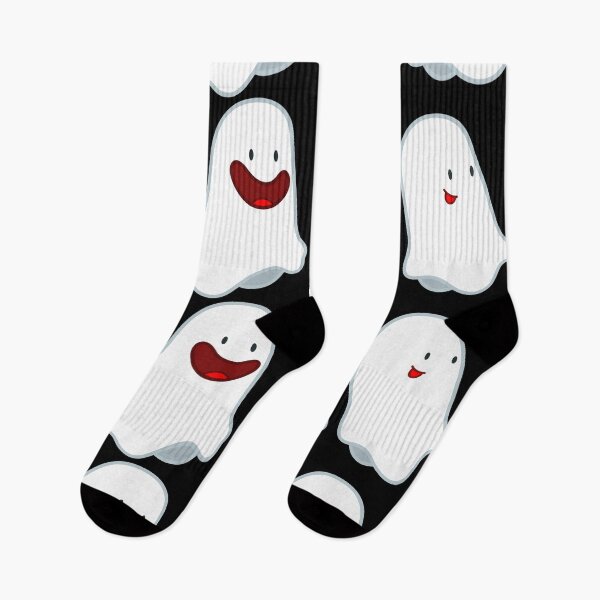 Item preview, Cute Smiling Ghosts Minimalist Halloween Pattern designed and sold by HÉRCULES VERSIANI.
